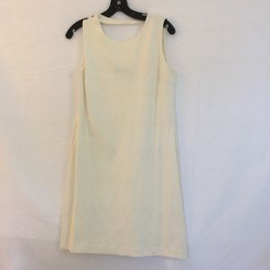 Cynthia Rowley cream stretchy dress